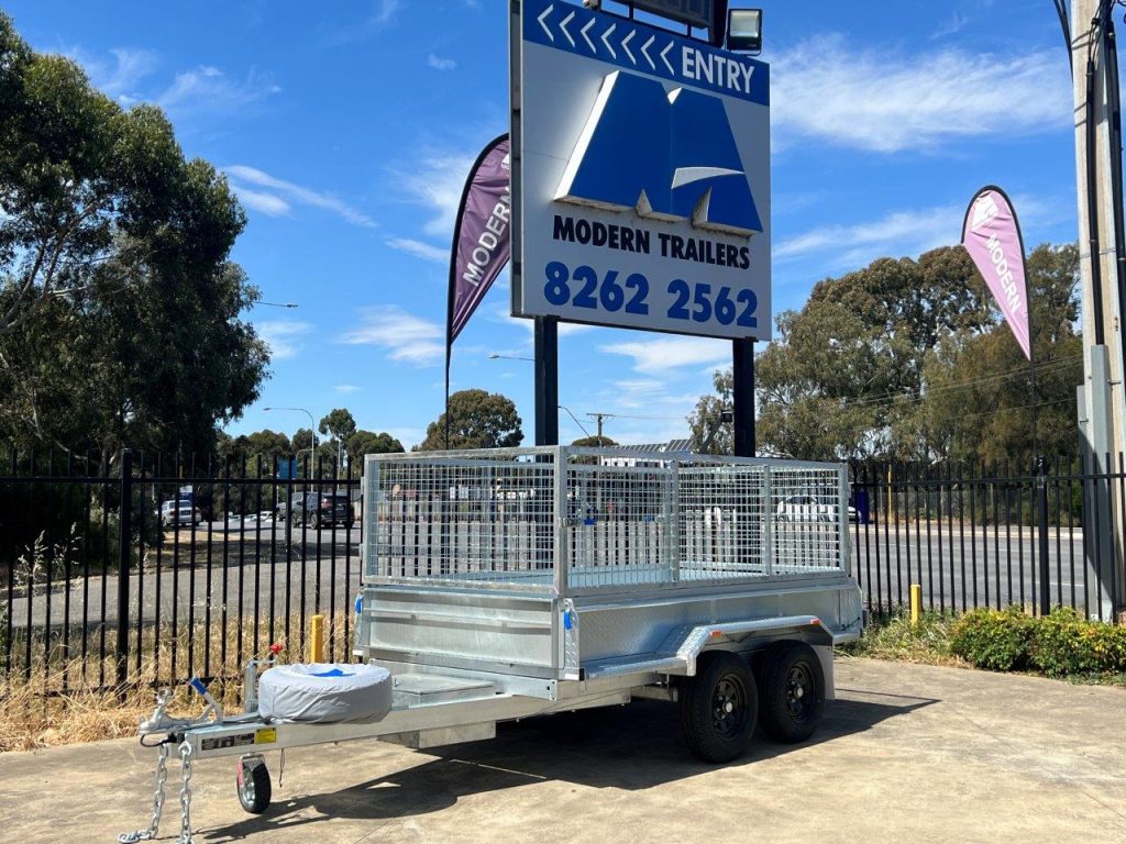 X Hydraulic Tipper Galvanised Tandem Trailer Its Suspension