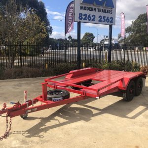 14x6'6" Car Carrier (4200x1995) Open Floor Tandem Trailer