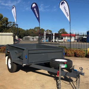 Single Axle Caged Trailer