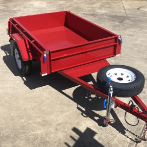 Single Axle DLX Trailer ITS Suspension (Optional Cage)