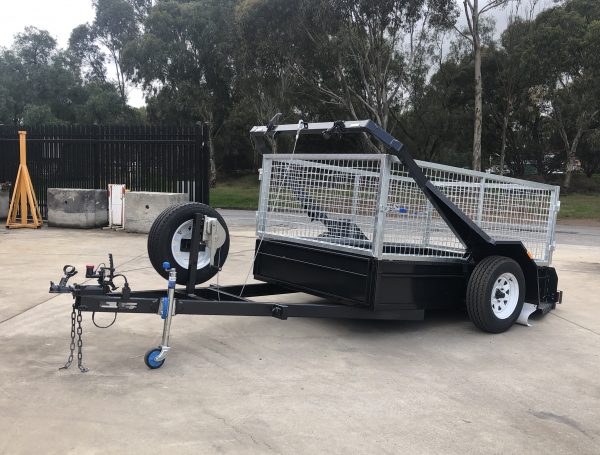 1400kg Tilt Deck AUSTRALIAN MADE Rolled Body Single Axle Trailer