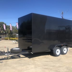14x6 7ft High enclosed Trailer - TANDEM (ITS Suspension)