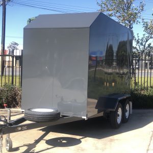 12x6 7ft High enclosed Trailer - TANDEM (ITS Suspension)