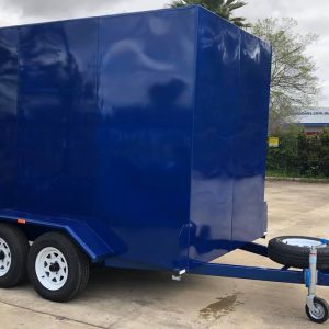 10x6 7ft High enclosed Trailer - TANDEM (ITS Suspension)