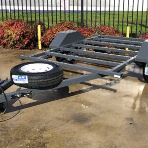 7x5 Rolling Chassis Axle Trailer