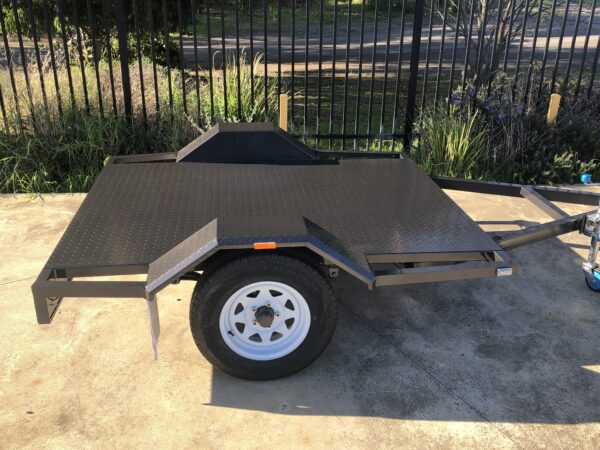 6x4 Rolling Chassis Axle Trailer