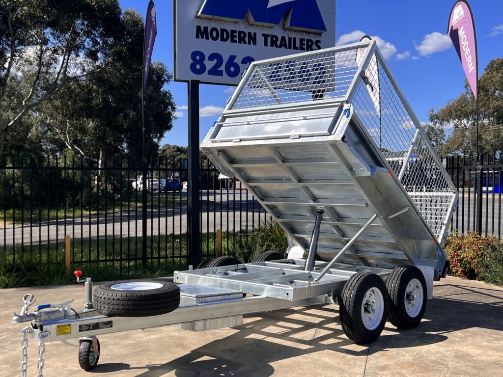 8x5 Hydraulic Tipper Galvanised Tandem Trailer (ITS Suspension ...