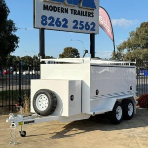 8x5 Tradesman Square Sided ITS Suspension – AUSTRALIAN MADE Tandem Trailer (Ladder Racks Optional)