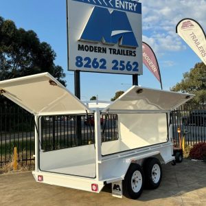 8x5 Tradesman Square Sided LS - AUSTRALIAN MADE Tandem Trailer (Ladder Racks Optional)