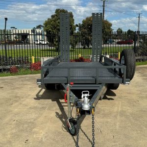 12×6 Plant Tandem OPEN RAILS  SIDES Trailer | (ITS SUSPENSION)