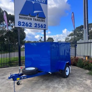 7x5 4ft High Enclosed Single Axle Trailer