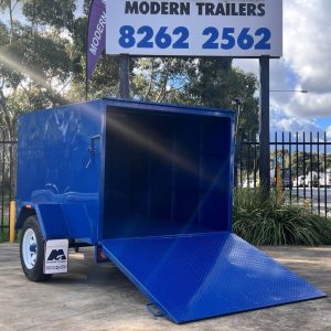 7x5 5ft High enclosed Single Axle Trailers