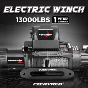 Electric Winch 13000LBS/5895kg 12V Synthetic Rope