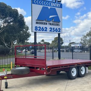 14x7 Flat Top (ITS Suspension) - AUSTRALIAN MADE Tandem Trailer