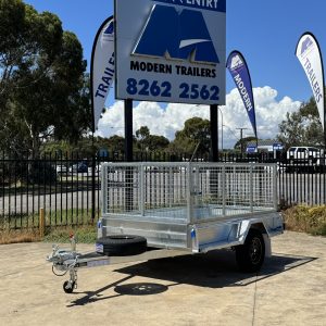 7x5 300s (Cage Optional) Galvanised Single Axle Trailer (ITS Suspension)