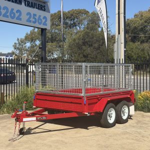 12x6 Tandem DLX Trailer LS (Optional Cage) - Includes Tube Inserts