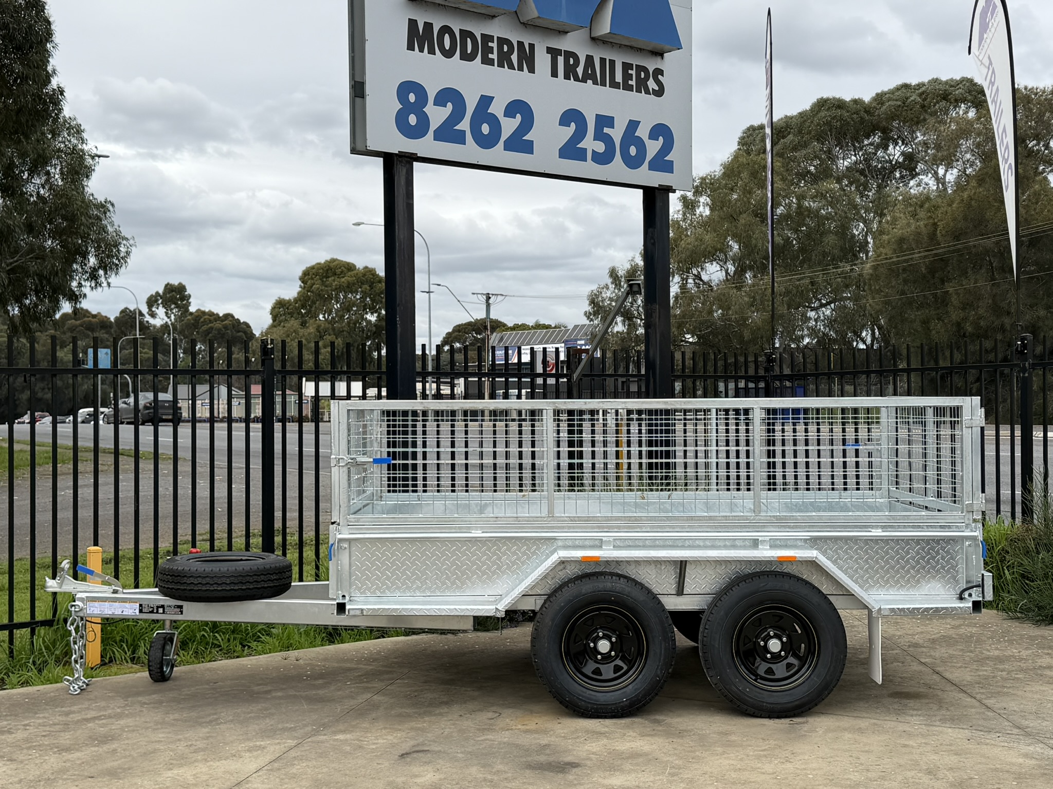 10x5 Premium (Cage Optional) Galvanised Tandem Trailer (ITS Suspension) - Image 7