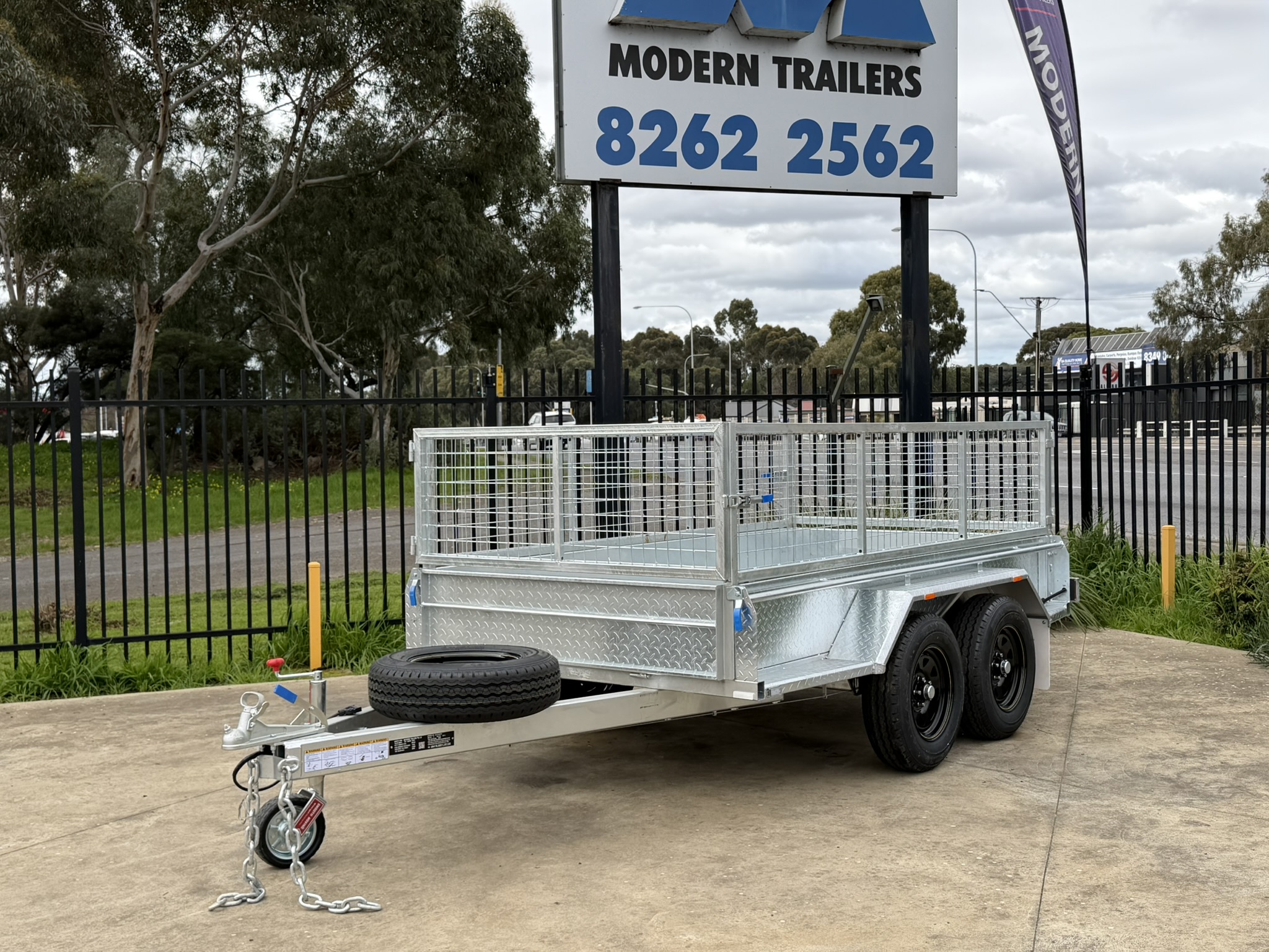 10x5 Premium (Cage Optional) Galvanised Tandem Trailer (ITS Suspension) - Image 9
