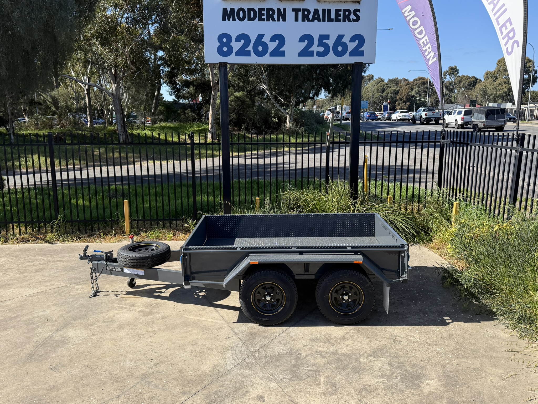 8x5 Tandem DLX Trailer ITS Suspension (Optional Cage) - Includes Tube Inserts & Skid Rails - Image 15