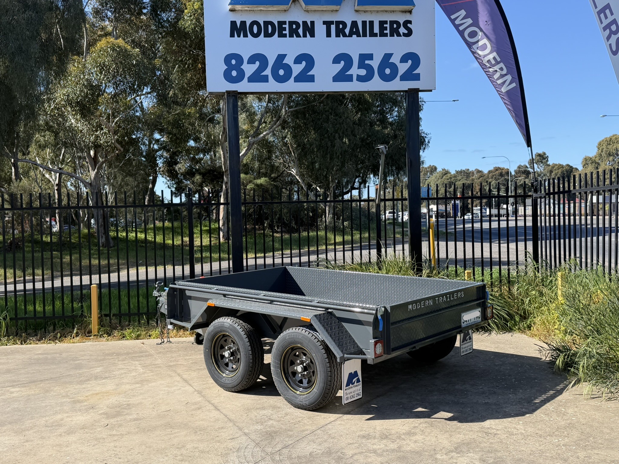 8x5 Tandem DLX Trailer ITS Suspension (Optional Cage) - Includes Tube Inserts & Skid Rails - Image 16
