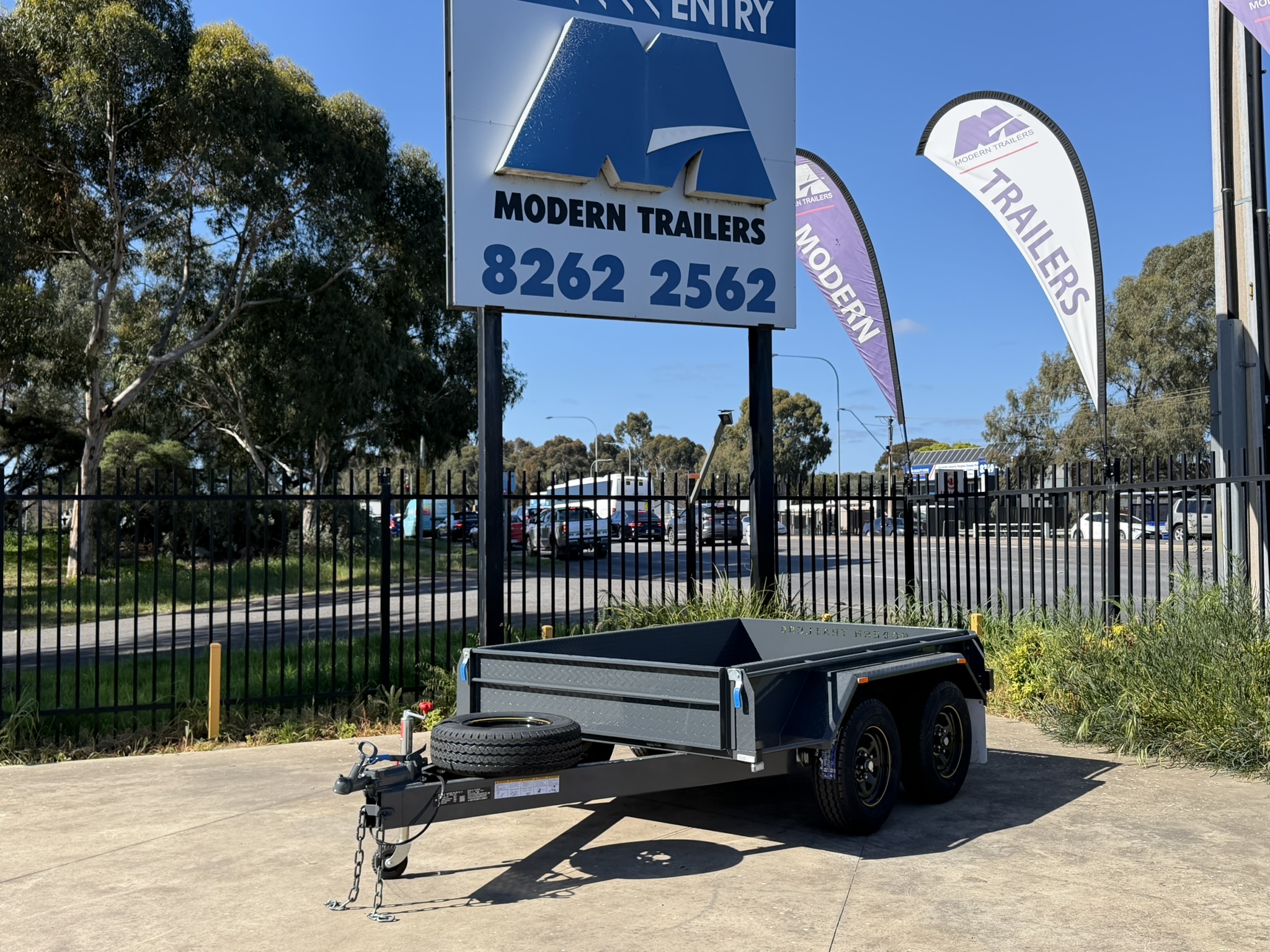 8x5 Tandem DLX Trailer ITS Suspension (Optional Cage) - Includes Tube Inserts & Skid Rails - Image 17