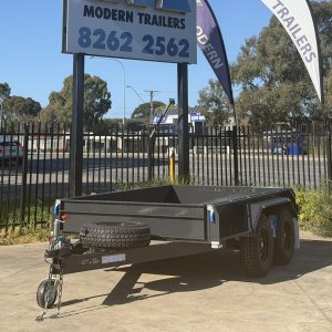 8x5 Tandem DLX Trailer LS  (Optional Cage) - Includes Tube Inserts & Skid Rails