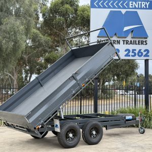 12x7 Hydraulic Flat Top Tipper - Australian Made Tandem Trailer (ITS Suspension)